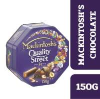 Mackintoshs Quality Street Chocolate Tin 150 g ++ แมคอินทอช ควอลิตี้สตรีทช็อกโกแลตในกระป๋อง 150 กรัม