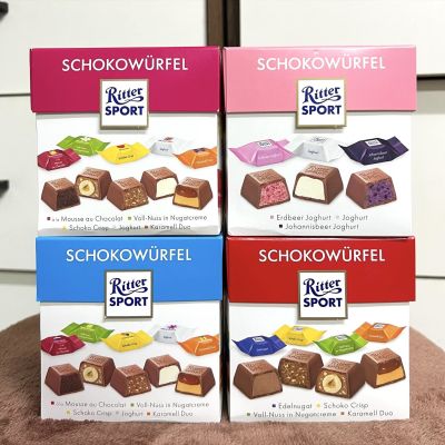 Ritter Sport Schokowurfel Choco Cubes ริทเทอร์สปอร์ต ช็อกโกแลตคิวบ์สอดไส้หลากหลายรสชาติ