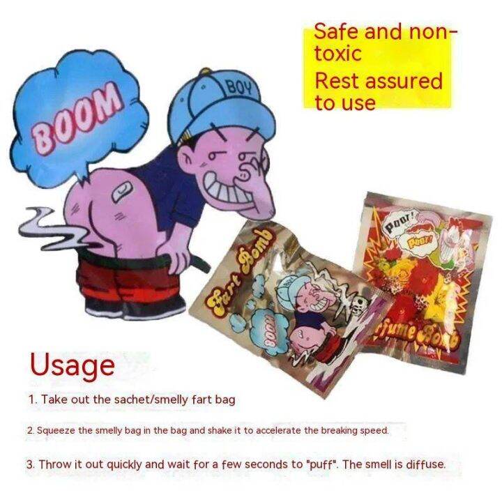 fart bomb / bad smell prank 20pcs per pad / loot bag filler toy