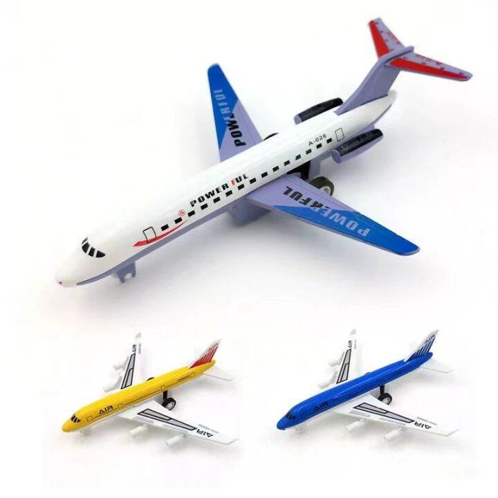 6 In 1 Kids Pull Back Aeroplane & Bus Model Vehicle With Accessories Pretend Toy Playset (mainan Kenderaan) I.208784850 - Foto 4