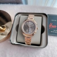 FOSSIL 
Vale Chronograph Rose Gold-Tone Stainless Steel Watch
BQ3659