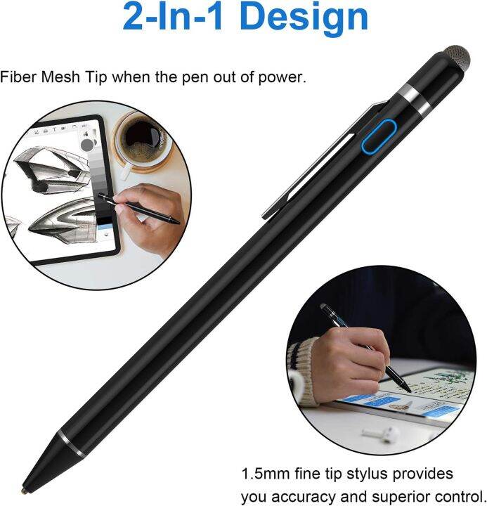 MD Stylus Pens for Touch Screens, Universal Fine Point Stylus for iPad, iPhone, Samsung, iOS
