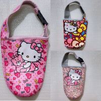 ถุงหิ้วใส่แก้ว30ออน กระเป๋าใส่แก้วเยดิ ลาย Hello Kitty Cup Bag