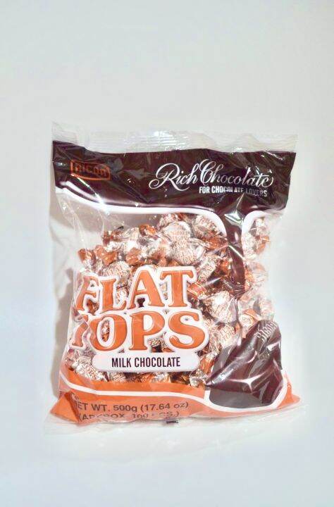 Flat Tops Milk Chocolate 500g Approx 100pcs Lazada Ph