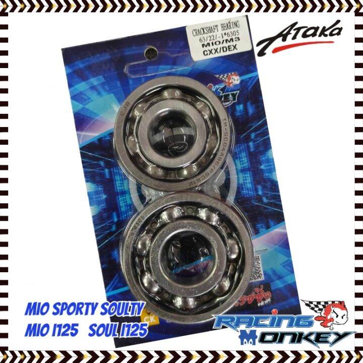 RACING MONKEY CRANKSHAFT BEARING FOR MIO SPORTY SOULTY MIO i125 SOUL