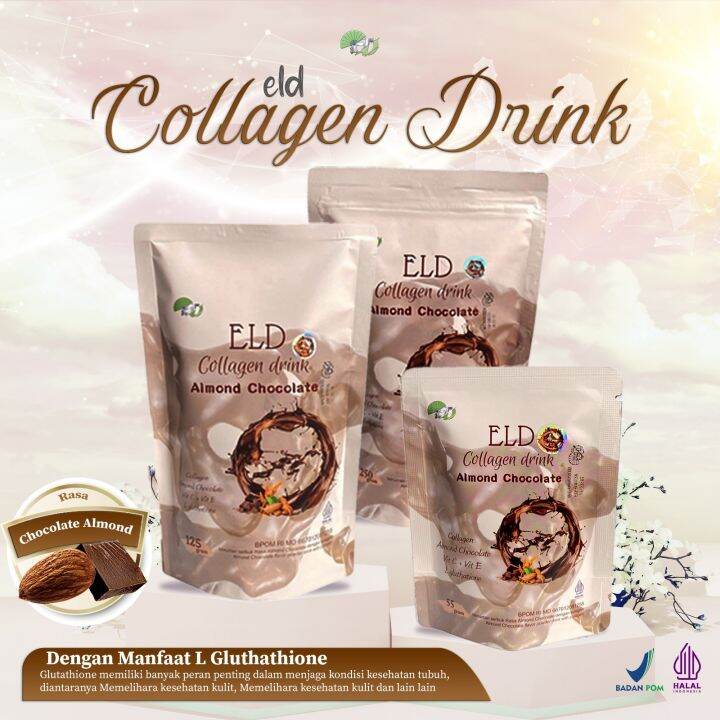 Eld collagen drink Almond chocolate Lazada Indonesia