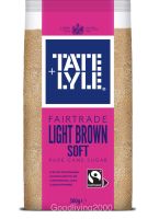 (Free shipping) Tate &amp; Lyle Fairtrade Light Brown Soft Sugar 500g น้ำตาลทรายชนิดสีน้ำตาลอ่อน เทท์ แอนด์ ลาย 500 กรัม