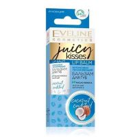 Eveline Cosmetics Juicy Kisses Lip Balm Sweet Coconut 12ml. ลิปบาล์มผลไม้