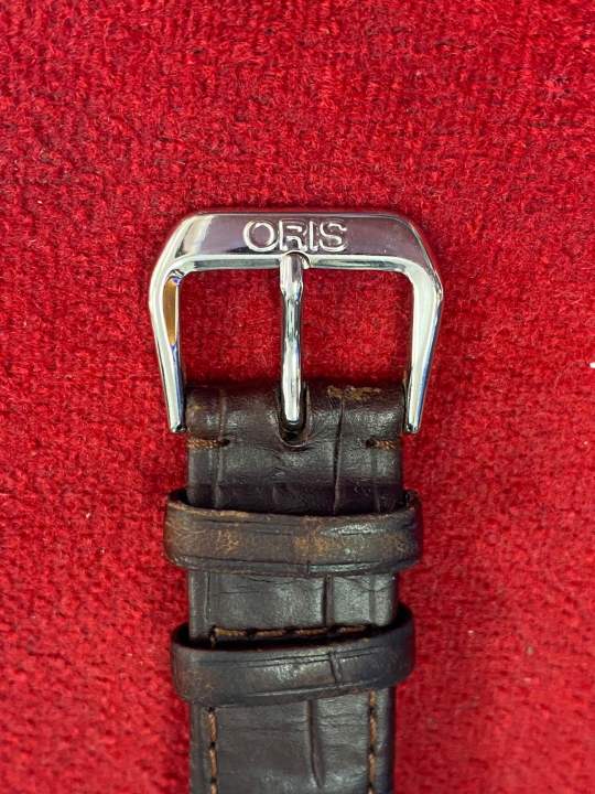 oris-big-crown-automatic-27-jewels-ตัวเรือนสแตนเลส-นาฬิกาผู้ชาย-มือสองของแท้