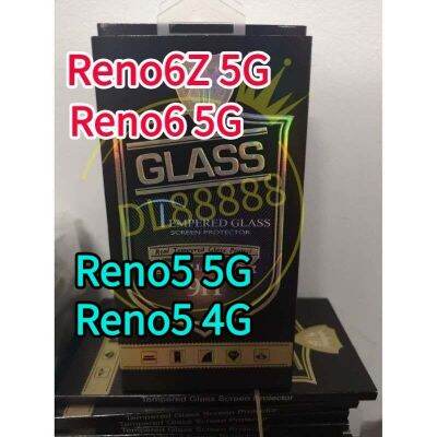 Reno6Z ✨พร้​อมส่งใน🇹🇭✨ฟิล์มกระจกเต็มจอสีดำFull​ For Oppo Reno6Z 5G / Reno6Z / Reno6 / Reno6 5G / Reno5 / Reno5 5G / Reno5 4G