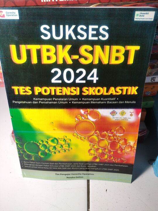 Buku Sukses UTBK - SNBT 2024 Tes Potensi Skolastik | Lazada Indonesia