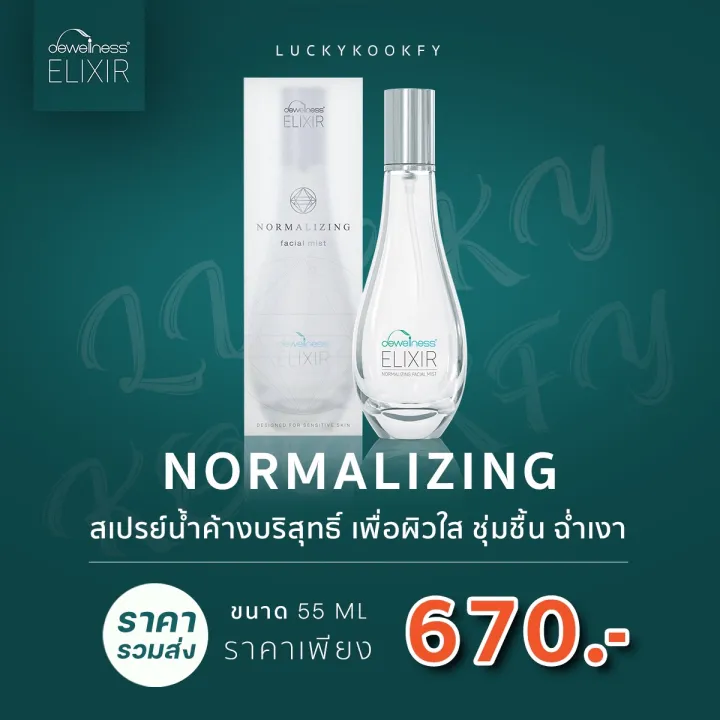 สเปรย์น้ำค้าง DEWellness แท้ facial mist spray 55ml น้ำค้างธรรมชาติ