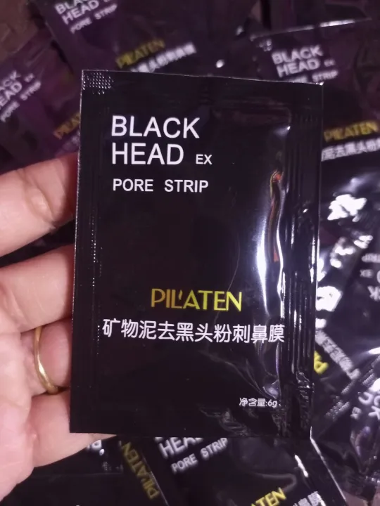 Black Head pore strip 4pcs Lazada PH