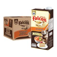 ✨?พร้อมส่ง นมข้นจืด falcon ตราเหยี่ยว ฟอคอล