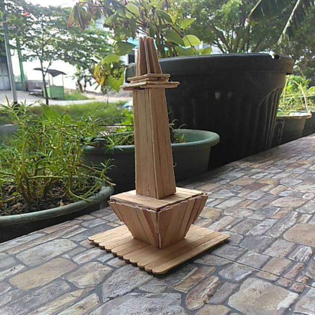 miniatur monas stik es krim | Lazada Indonesia