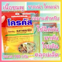 โครคัส เมทาแลกซิล 100 กรัม  ป้องกัน โรครากเน่า โรคโคนเน่า โรคลำต้นดำ โรคราน้ำค้าง รากเน่าโคนเน่า