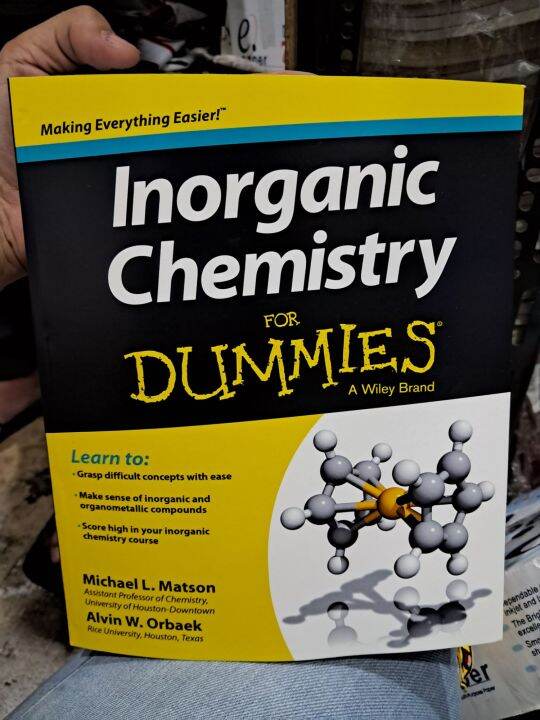 Chemistry Dummies Wiley Onhand Brandnew Lazada PH