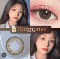 คอนแทคเลนส์ รุ่น Hormones สีน้ำตาล ตา สวย หวาน ฉ่ำ