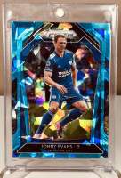 JONNY EVANS #18/75 ⚽️ การ์ดสะสมฟุตบอล EPL BLUE CRACKED ICE PRIZM ?? Leicester City ⚽️