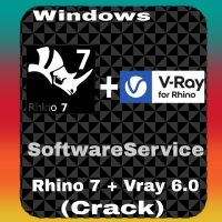 Rhinoceros 7 โปรแกรมออกแบบ + V-Ray 6.0 ปลั๊กอิน Render สำหรับ Rhino (Crack). For Windows