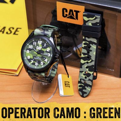 นาฬิกา CAT Watches PU.151.65.51T / PU.151.65.515 Caterpillar BOX SET Operator CAMO Special edition ของแท้100%