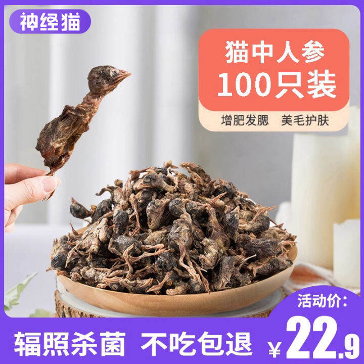 Quail FreezeDried Cat Snacks Raw Flesh Kittens Cat Nutrition Fat Hair