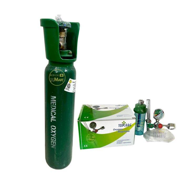 5lbs Medical Oxygen Tank with Medical Regulator full content Complete