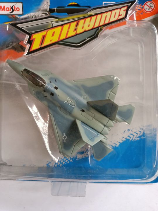 Maisto Tailwinds F-22 Raptor Fighter Jet Diecast Brand New Unopened ...