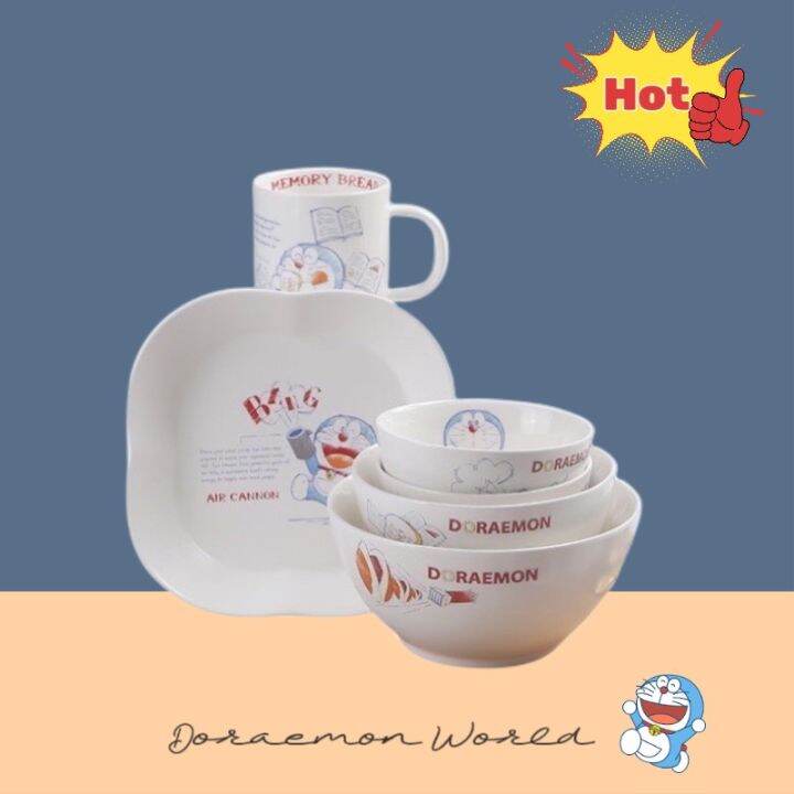 【ORIGINAL】Doraemon Premium Quality Dinnerware Set Doraemon Bowl