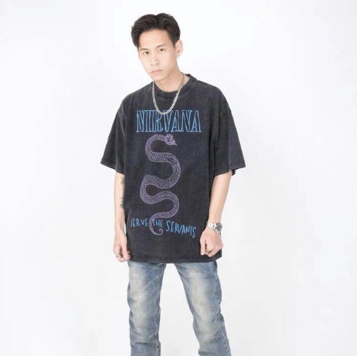 theboy-nirvana-servants-vintage-เสื้อยืดวินเทจ