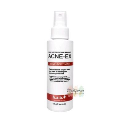 ACNE-EX Acne Body Mist สเปรย์ฉีดสิวที่ผิวกาย หลัง คอ แบรนด์ h.a.b+ 120ml