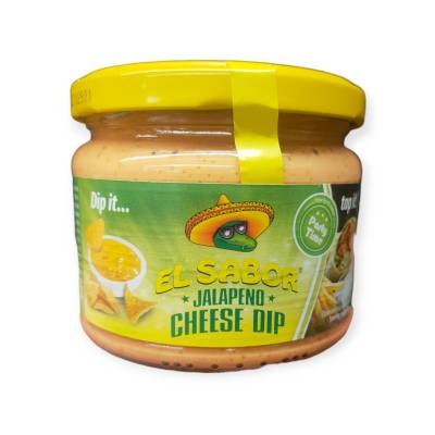 El Sabor Jaุlapeno Cheese Dip 300g. จาลาปิโน่ ชีส ดิพ ซอสรสพริกจาลาปิโน ผสมชีส 300กรัม