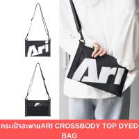 กระเป๋า ARI CROSSBODY TOP DYED BAG - BLACK/WHITE