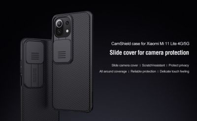 ✨พร้​อมส่งใน🇹🇭✨Nillkin เคสเปิดปิดเลนส์กล้อง​ For Xiaomi Mi 11 Lite / Mi11Lite / Mi 11 Lite 5G NE CamShield Case
