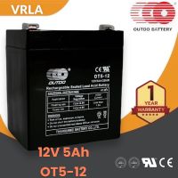 OUTDO Battery 5Ah 12V (ประกัน 1 ปี) พร้อมส่ง!! แบตเตอรี่ 5Ah แบตเตอรี่สำรองไฟ battery UPS แบตเตอรี่ UPS ups แบตเตอรี่สำรองไฟ battery UPS แบตเตอรี่ UPS แบตเตอรี่แห้ง แบตเตอรี่แผงโซล่าเซล