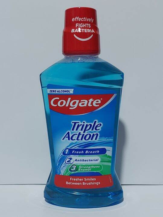 Colgate Triple Action Mouthwash 500ml Lazada PH
