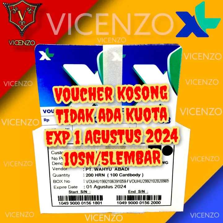 VOUCHER KOSONG XL 10SN/5LEMBAR | Lazada Indonesia