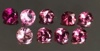 Pink tourmaline ≈0.40 cts 4.5mm round shape 100% natural gemstones ทัวร์มาลีนสีชมพู ≈0.40 กะรัต ทรงกลม 4.5 มม. หินธรรมชาติ 100%