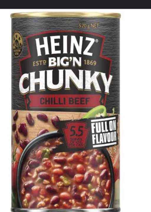Heinz big chunky Chili Beef soup Lazada PH