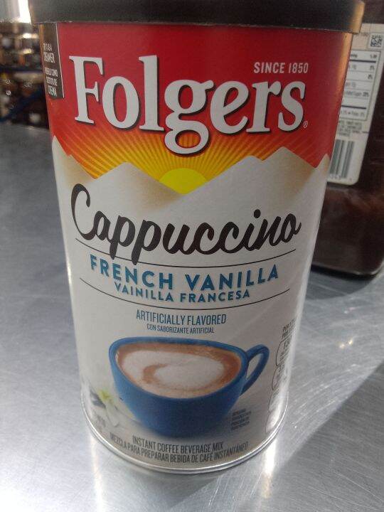 FOLGERS CAPPUCCINO FRENCH VANILLA 453g Lazada PH