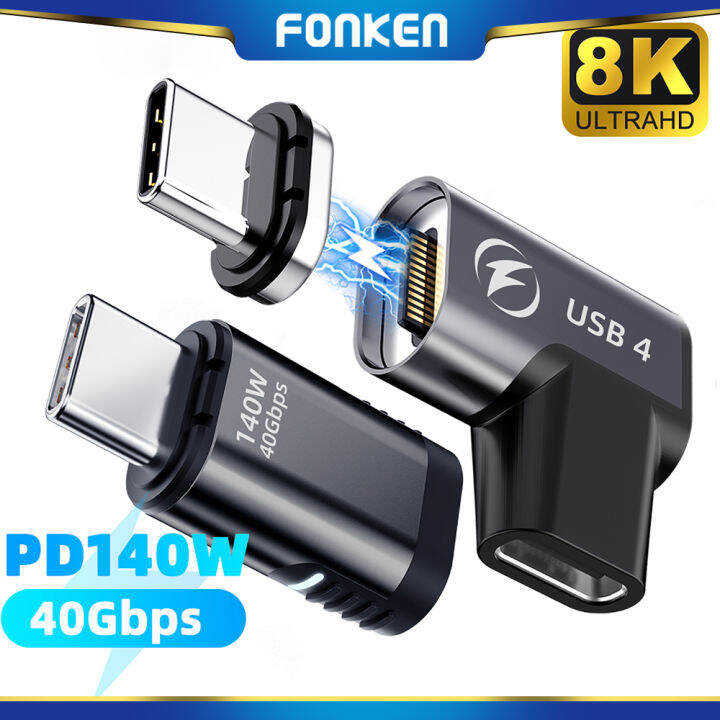 Fonken W Usb Magnetic Adapter Usb C To Type C Gbps Fast