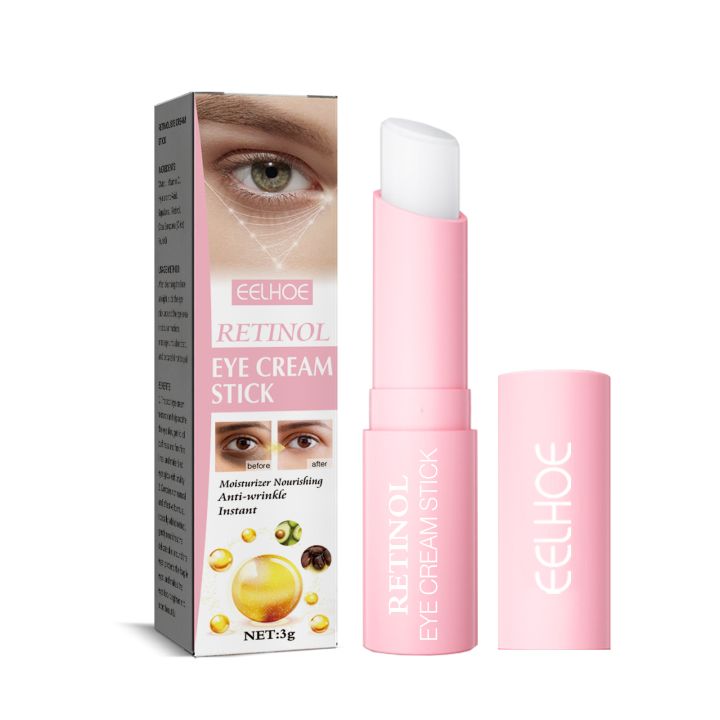 Eelhoe Retinol Eye Cream Stick Anti Wrinkle Anti Puffiness Remove Dark Circles Eye Bags Stick 1838