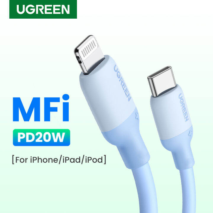 UGREEN 1M MFI PD20W USBC to Lightning Cable Power Delivery Fast