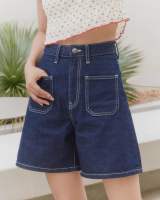 POCKETWOOD - Cara pocket shorts กางเกงยีนส์ขาสั้น ดีเทลกระเป๋าด้านหน้า ใส่โทรศัพท์ได้