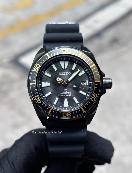 Brand New Seiko Prospex Black Gold Samurai SRPF07k1 | Lazada Singapore