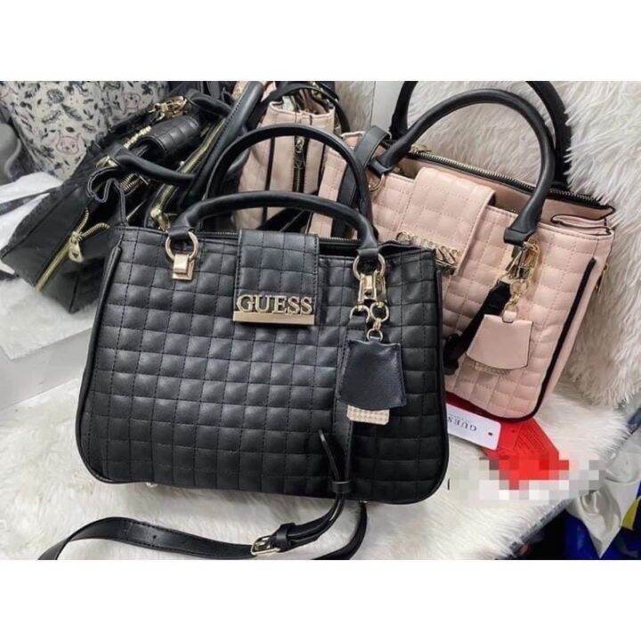 Guess.Matrix Quilted Handbag Lazada PH