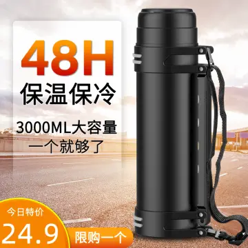 3L Thermal Coffee Carafe Double Wall Vacuum Flask Large Capacity