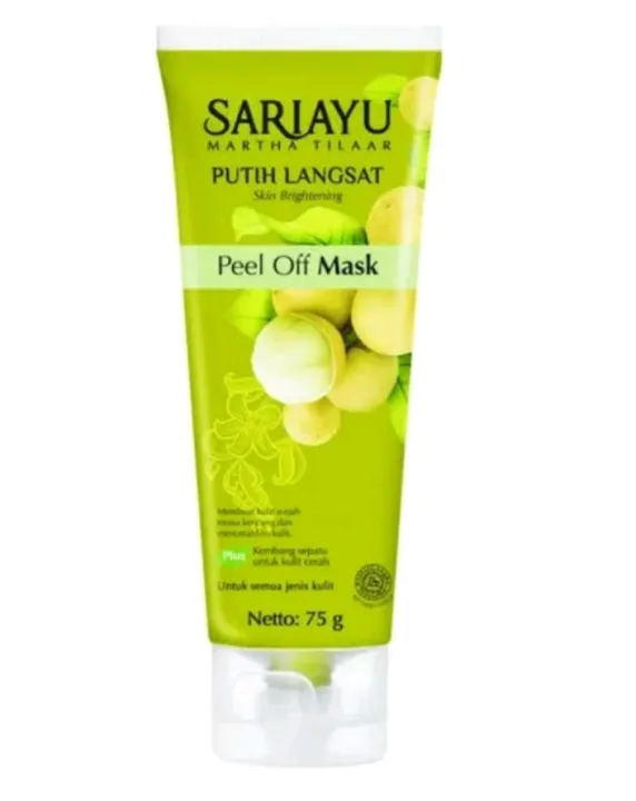 Sariayu Peel Off Mask Putih Langsat 75gr Lazada Indonesia