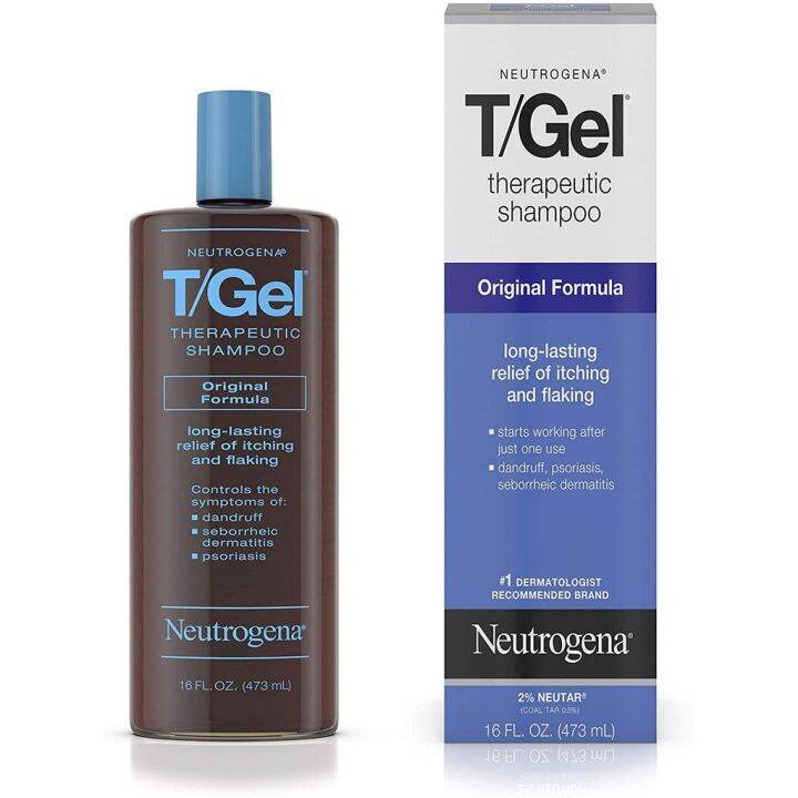🌿NEW Stock Neutrogena 473ml T/Gel Therapeutic Shampoo Original Formula