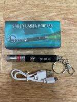 เรเซอร์ไฟเขียว#Laser Pointer#เรเซอร์ไล่นก#ปรับหมุนหัวได้